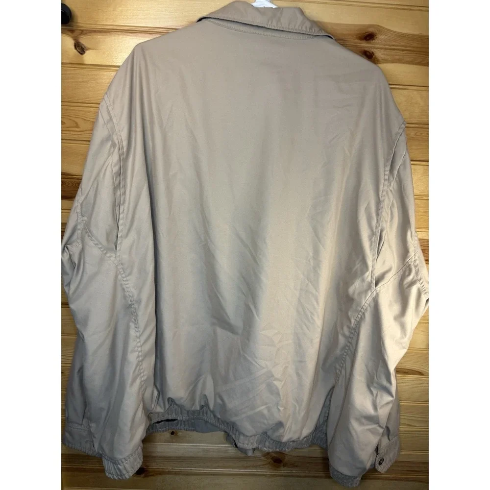 Polo Ralph Lauren Vintage Harrington Jacket Men 4XB BIG Beige Lined‎ Bomber READ